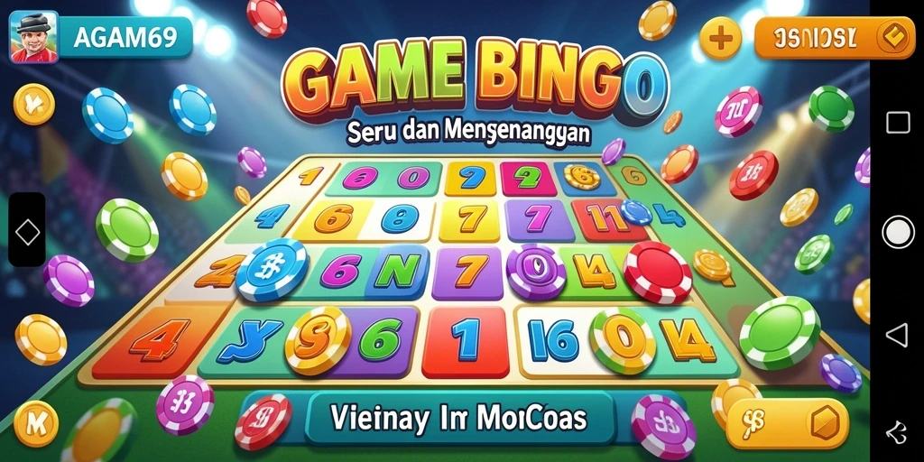 Tampilan gameplay Bingo yang seru dan interaktif di AGAM69.