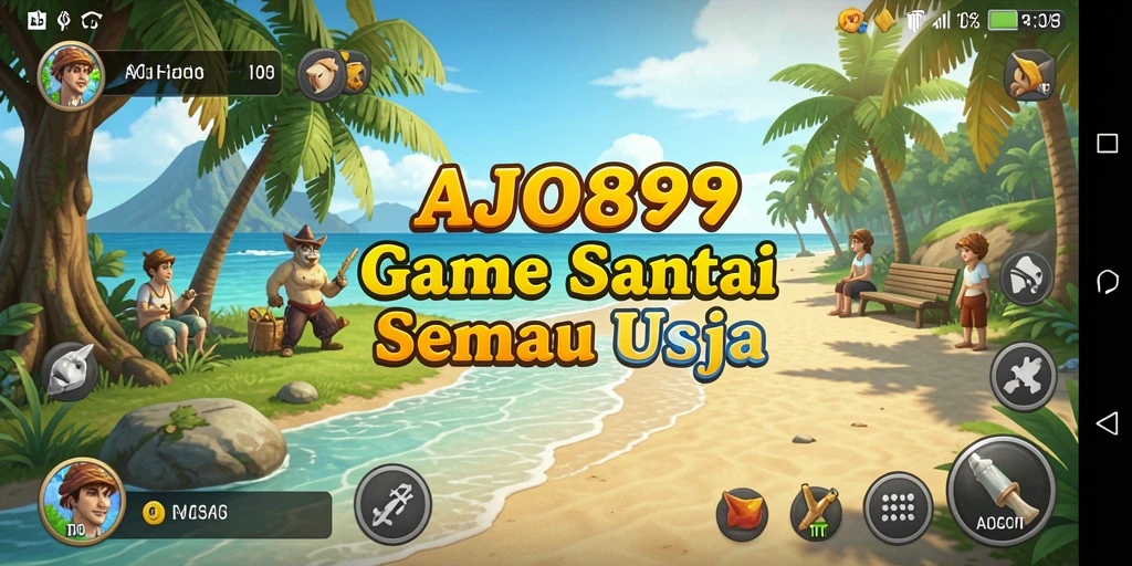 Tampilan gameplay AJO89 yang penuh warna dan menyenangkan.