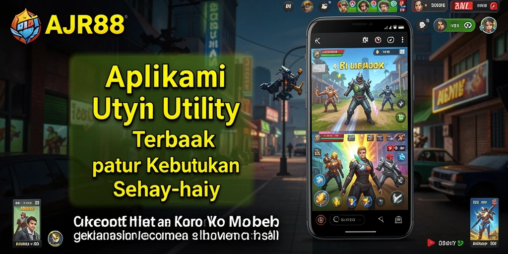 Screenshot utama AJR88 menampilkan fitur utility yang intuitif.