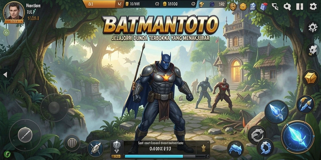 Tangkapan layar gameplay BATMANTOTO yang menakjubkan dalam dunia terbuka.