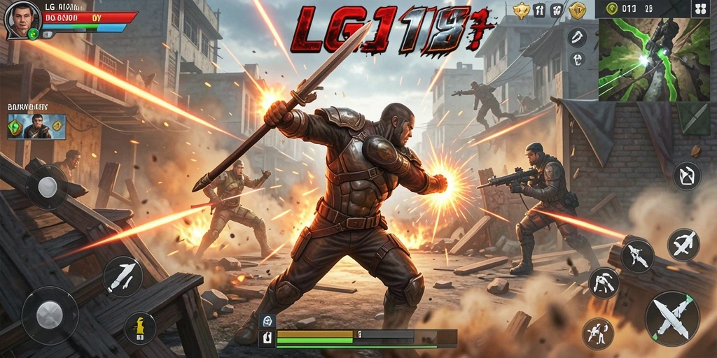Tampilan gameplay LG111 yang penuh aksi dan mendebarkan.