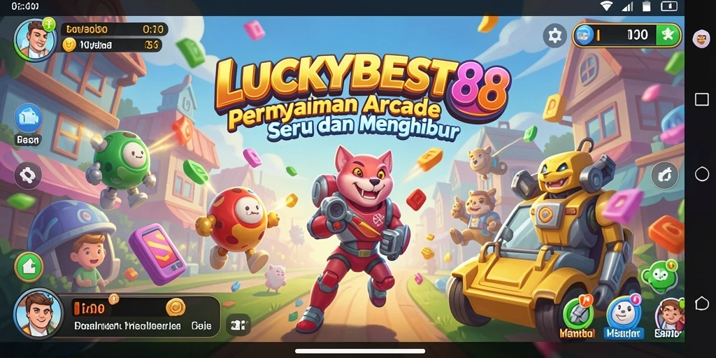 Tampilan gameplay seru dan menantang di LUCKYBEST88.
