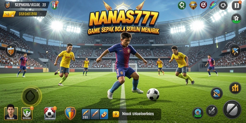 Screenshot gameplay NANAS777 yang menunjukkan aksi mendebarkan di lapangan.