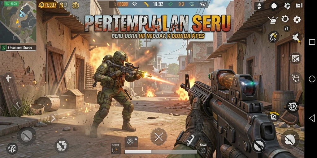Tangkapan layar dari gameplay PRG007 yang menegangkan dan seru.