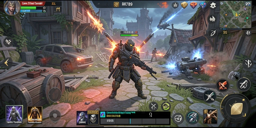 Screenshot gameplay RR789 menampilkan aksi strategi yang mendebarkan.
