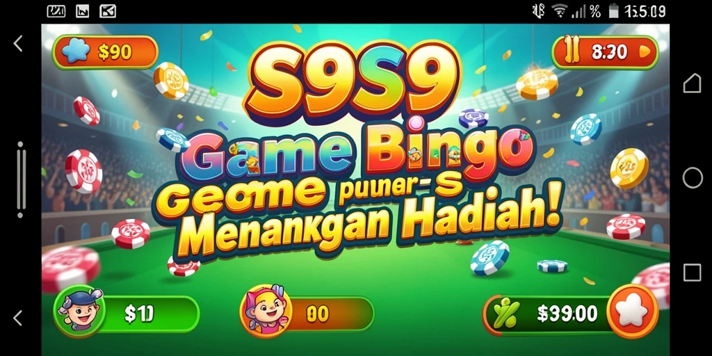 Tampilan gameplay seru dari S9S9 yang penuh semangat Bingo.