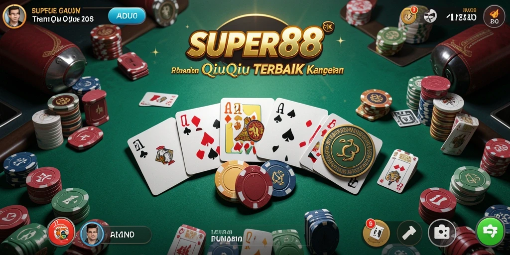 Tampilan gameplay menarik dari SUPER88 yang penuh strategi QiuQiu.