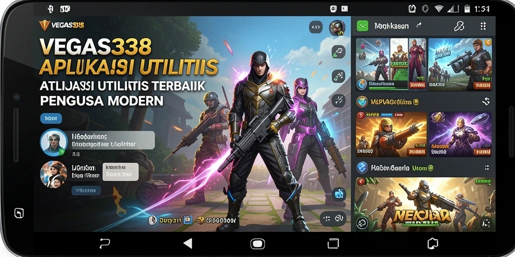 Screenshot utama VEGAS338 menunjukkan antarmuka yang ramah pengguna.